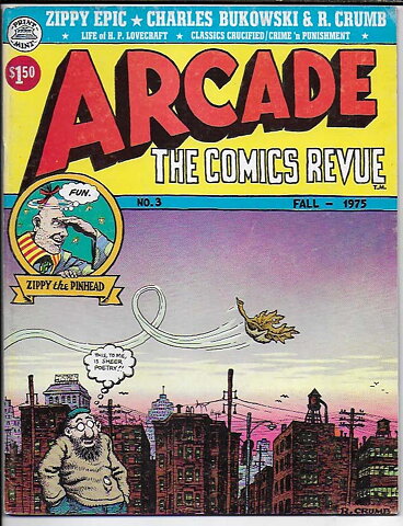 Arcade The Comics Revue # 3 FN/VF R. Crumb