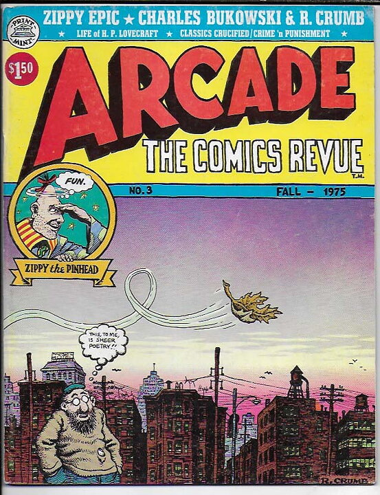 Arcade The Comics Revue # 3 FN/VF R. Crumb
