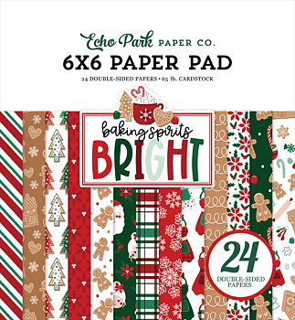 ECHO PARK PAPER-Baking Spirits Bright 6x6 Inch Paper Pad