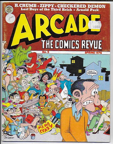 Arcade The Comics Revue # 5 VF Prislappar R. Crumb