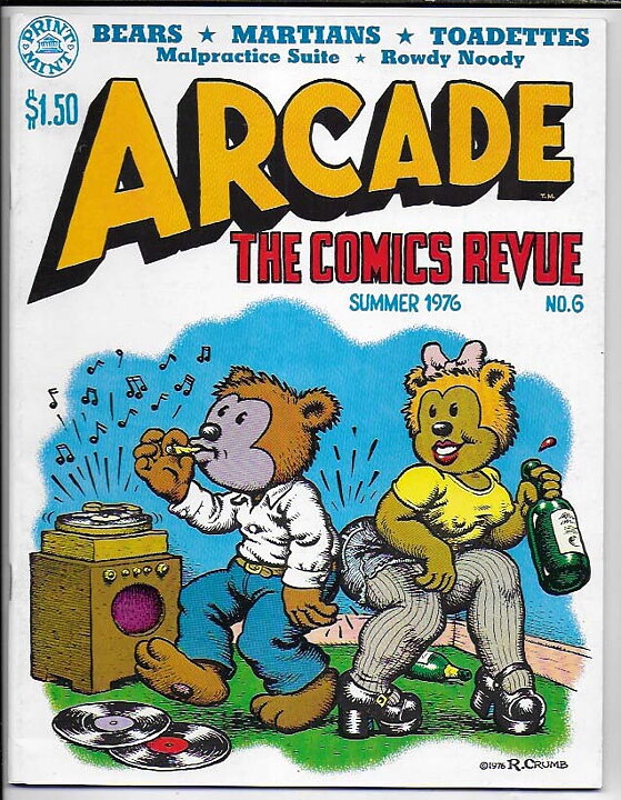 Arcade The Comics Revue # 6 NM- R. Crumb