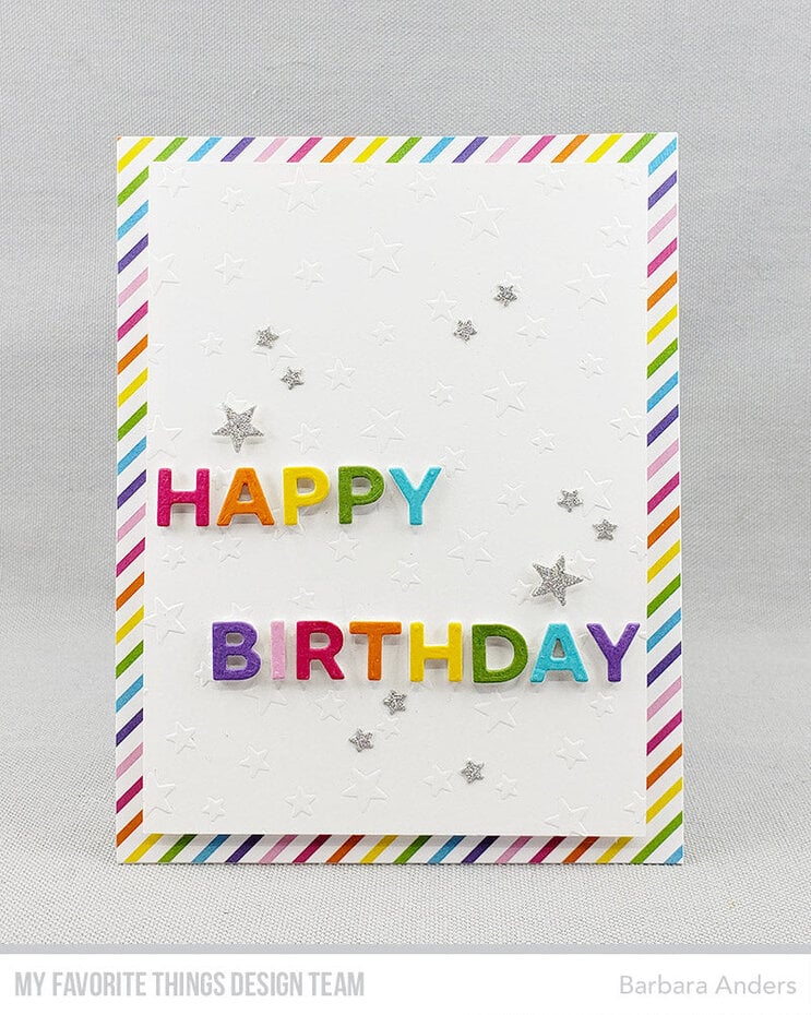 MY FAVORITE THINGS-Star Celebration Stencil  - 5