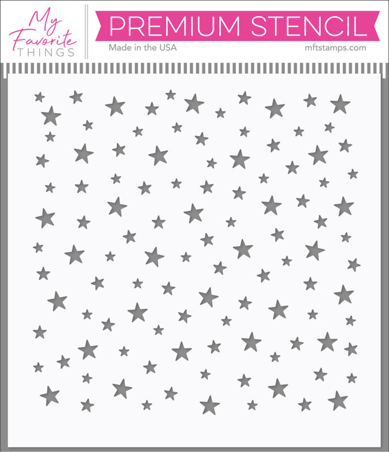 MY FAVORITE THINGS-Star Celebration Stencil 