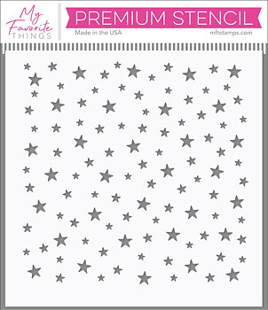 MY FAVORITE THINGS-Star Celebration Stencil 