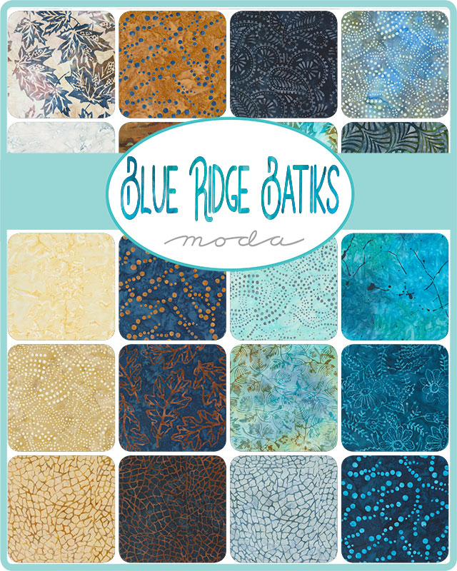 Moda Blue Ridge Batik Charm Pack 5"