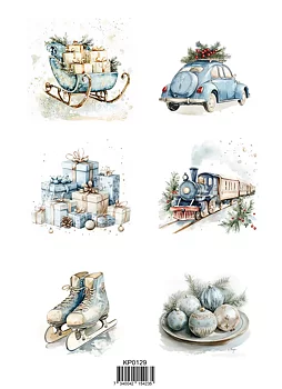  Reprint klippark A4 - Winter Vibes1