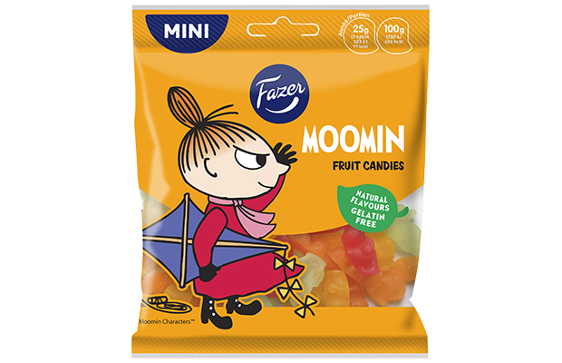 Mumin frukt tabletter 80g