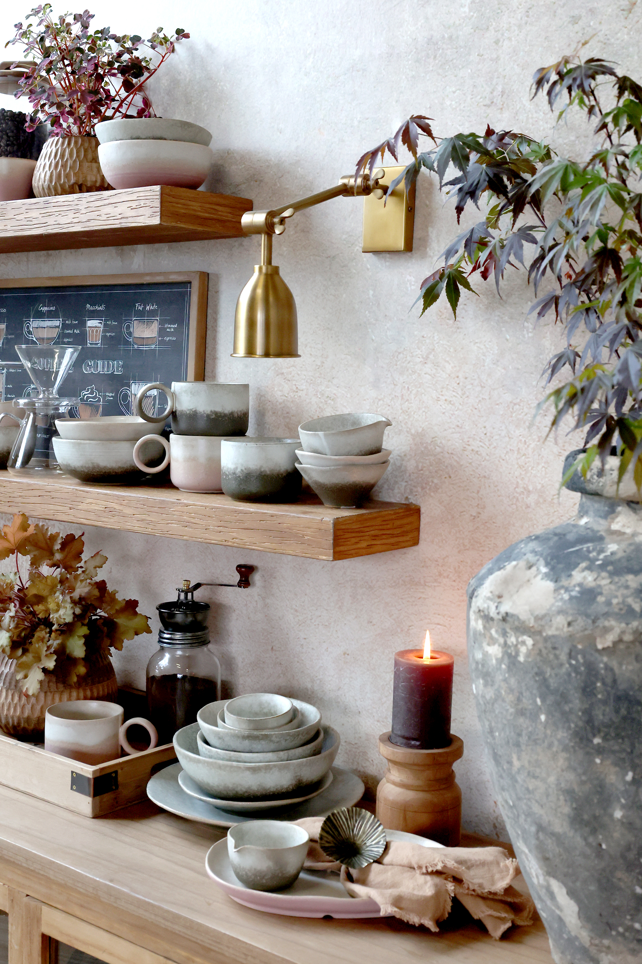 Unique shelf - Wooden shelf - 90 cm - 3