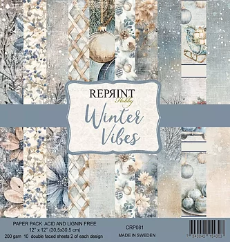  Reprint Winter Vibes Collection 12"x12"