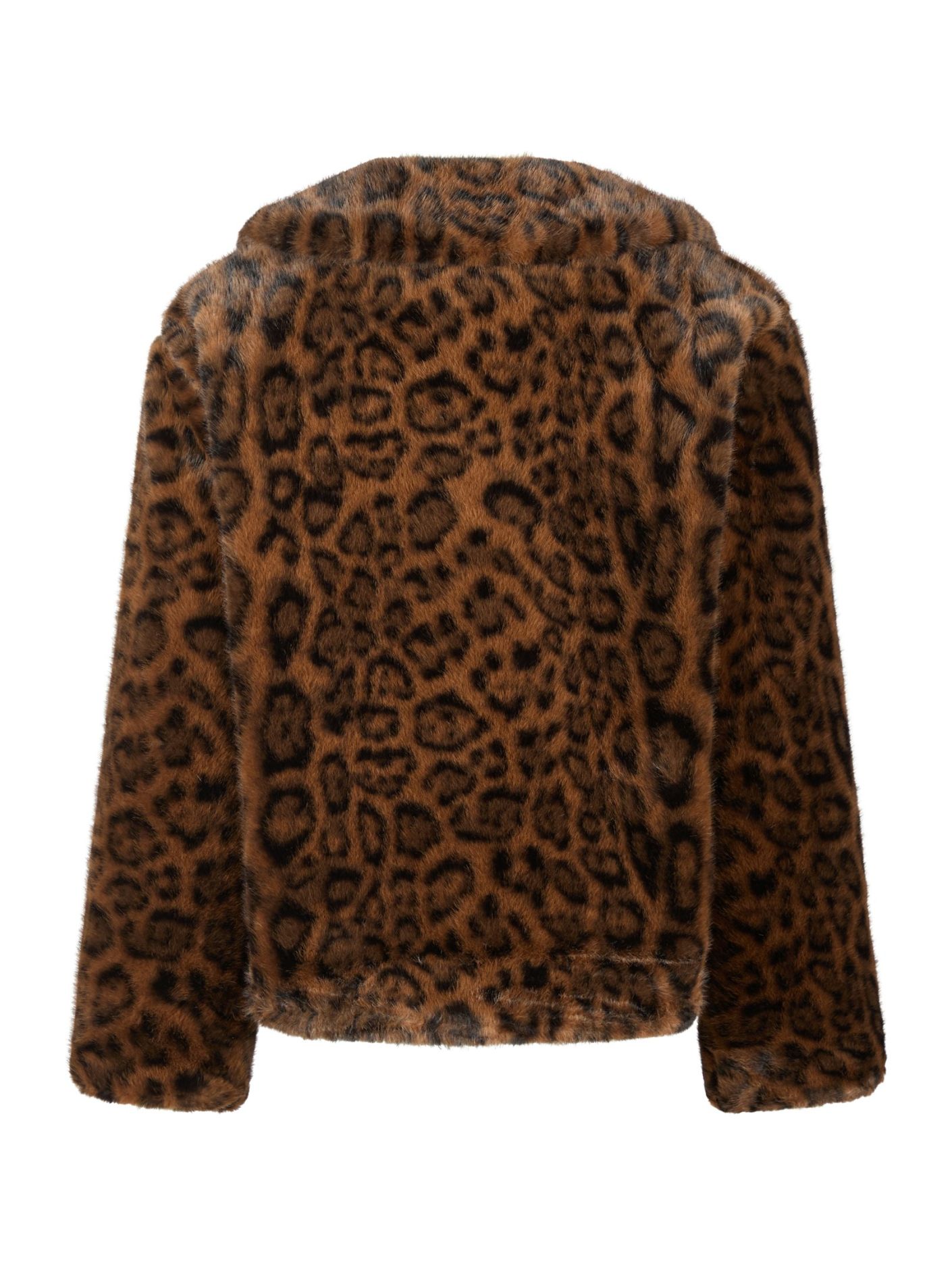Neo Noir  - Melodie Leo Faux Fur Jacket Leopard - 5