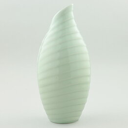 Eva Blahd (1950s) Green Organic Vase 25 cm