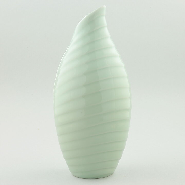 Eva Blahd (1950s) Green Organic Vase 25 cm