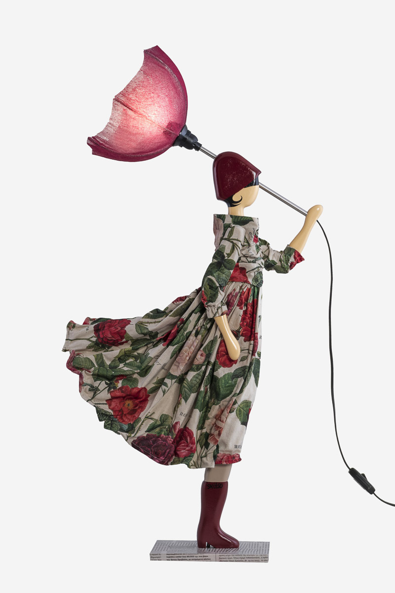 Lampa - Flicka med paraply - Trogianna