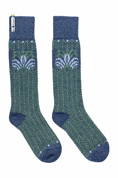 Stickade ullsockar, Fager Ilse,  storlek 38-41 