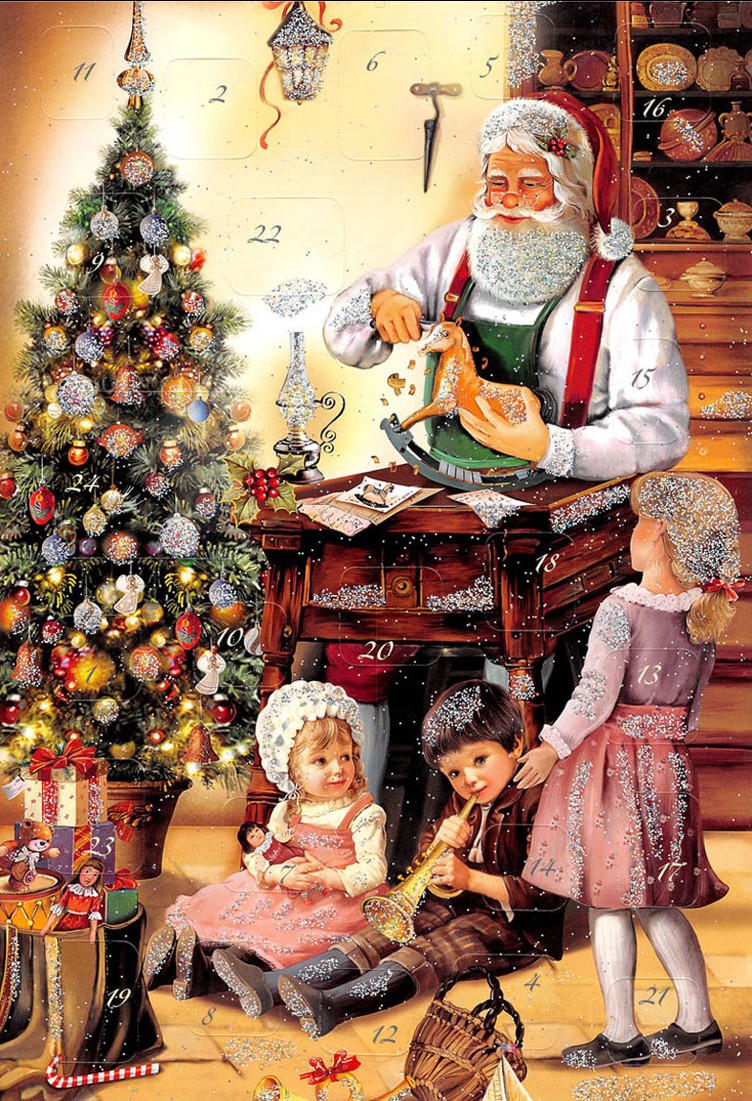 Adventskalender A4 - Tomtens verkstad