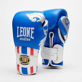 Leone Boxhandske THAI STYLE  blå 12 -14 oz