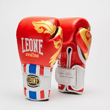 Leone Boxhandske THAI STYLE  Röd 12 -14 oz