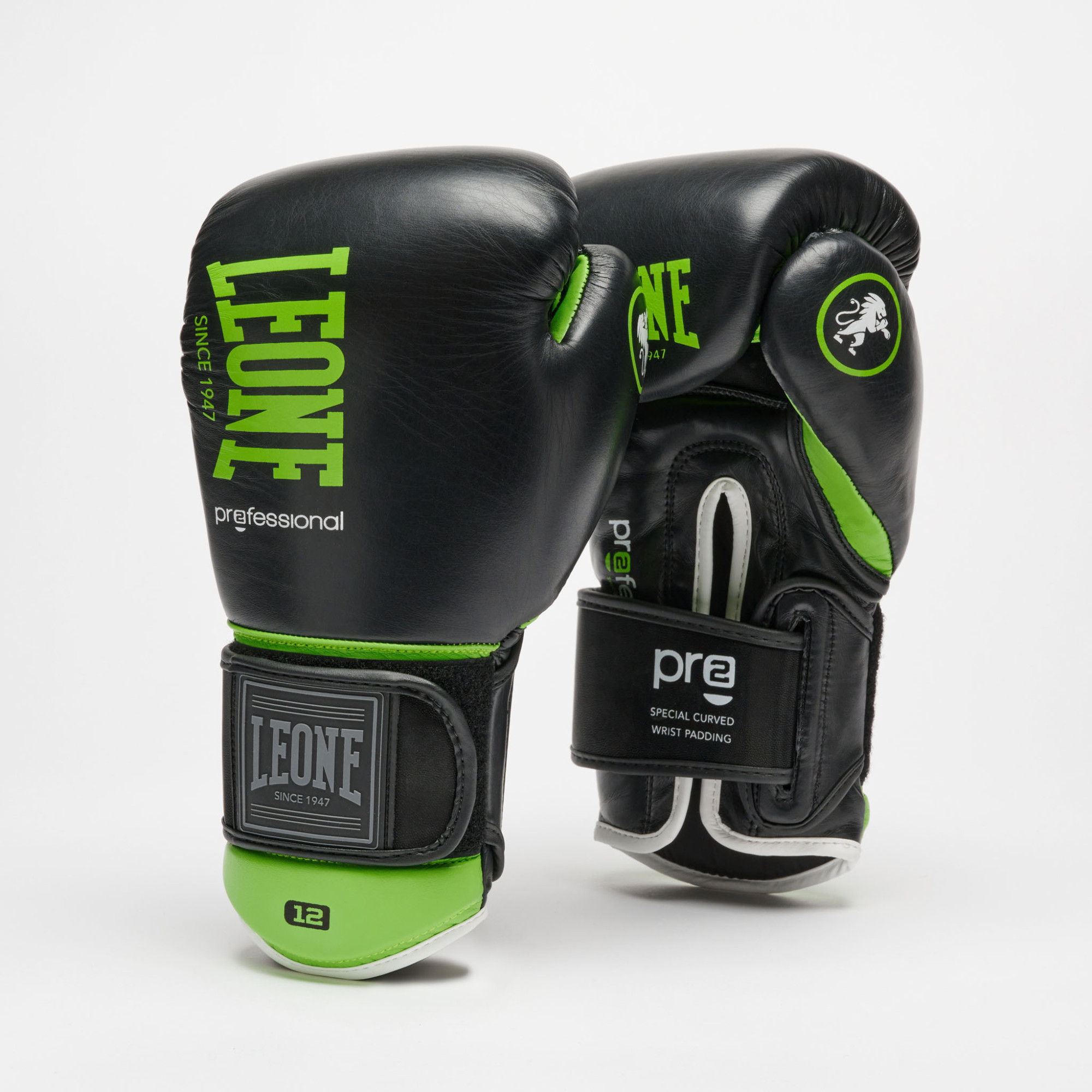 Leone Boxglove PROF 2 Black 12-14 oz