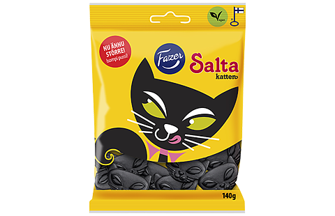 Salty Cat licorice bag 140g