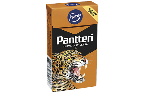 Pantteri Liquorice pastilles 38g