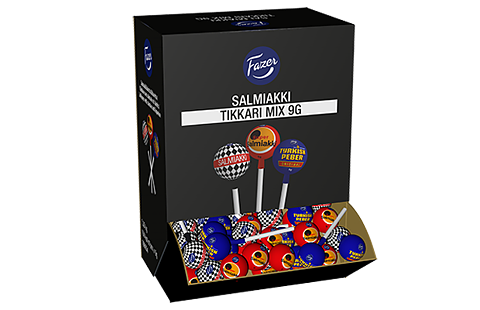 Salmiakki Mix Lollipop 9g