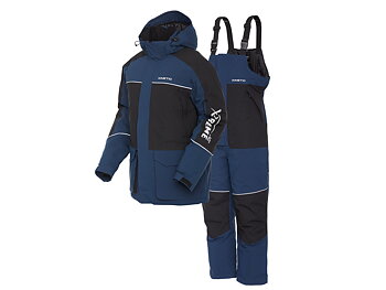 Vinterställ för fiske innehållande byxa och jacka. Testad att hålla värmen ner till 30 minusgrader. Perfekt för vinterfiske
