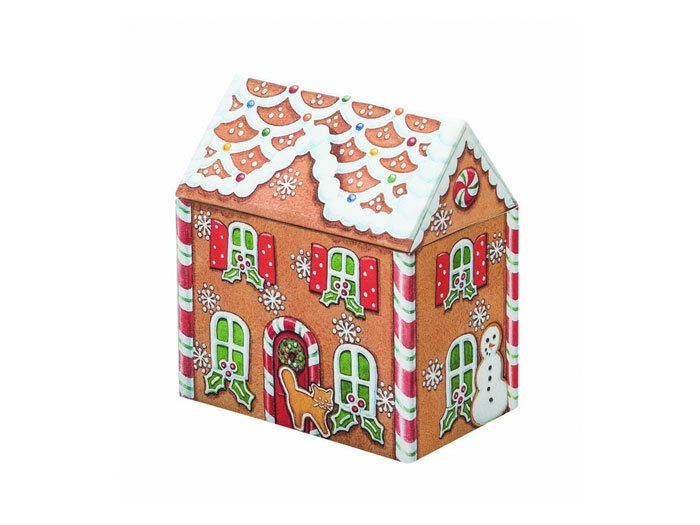 Plåtburk pepparkakshus