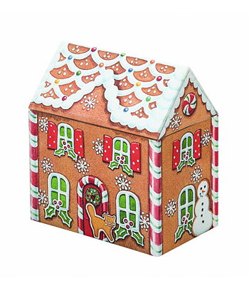 Plåtburk pepparkakshus