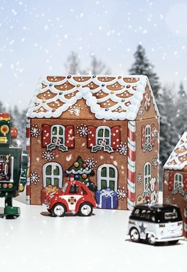 Plåtburk pepparkakshus