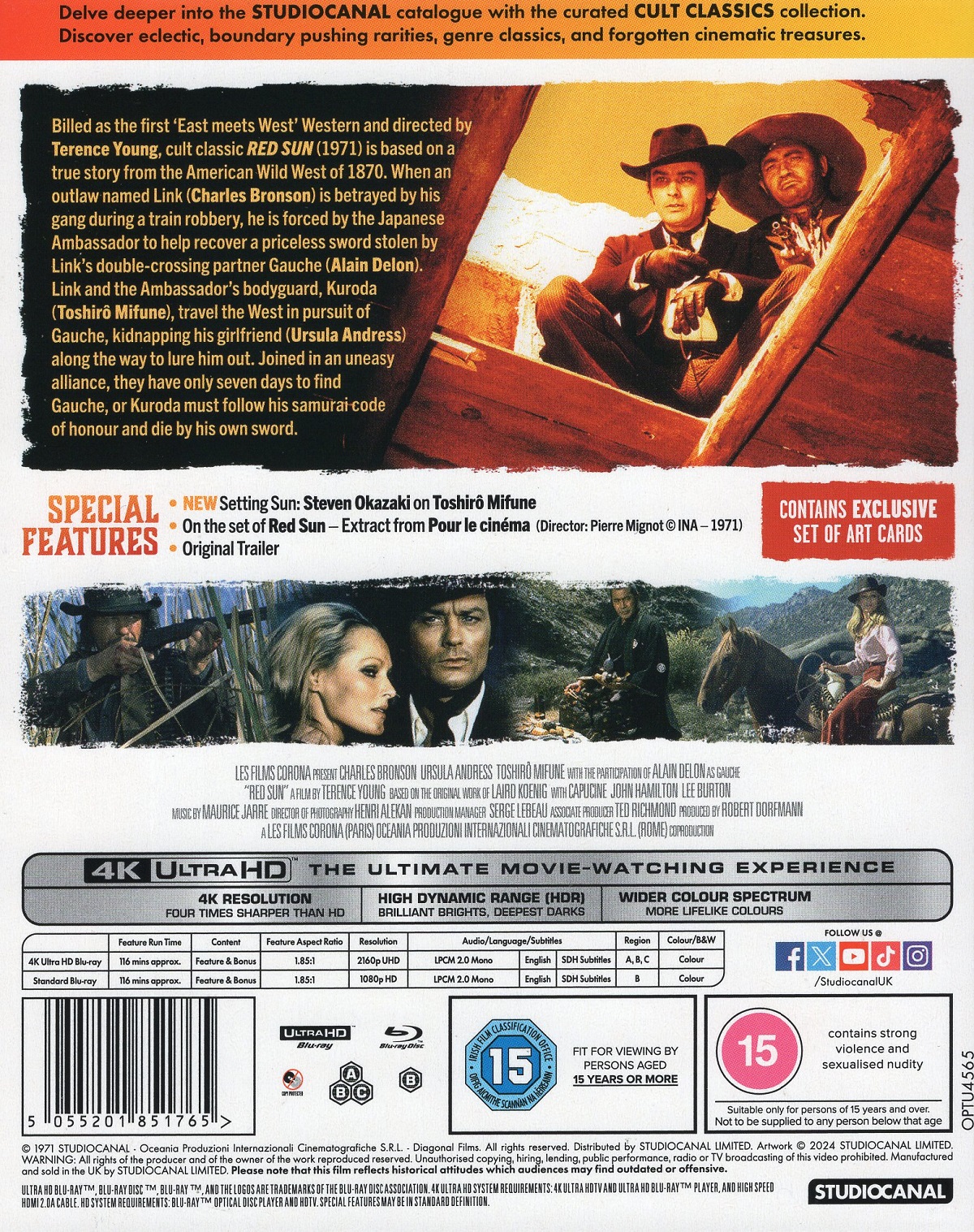 Red Sun (ej svensk text) (4K Ultra HD + Blu-ray) - 2