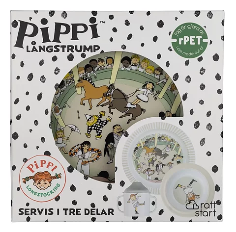 Pippi Cirkus Barnservis 3-del