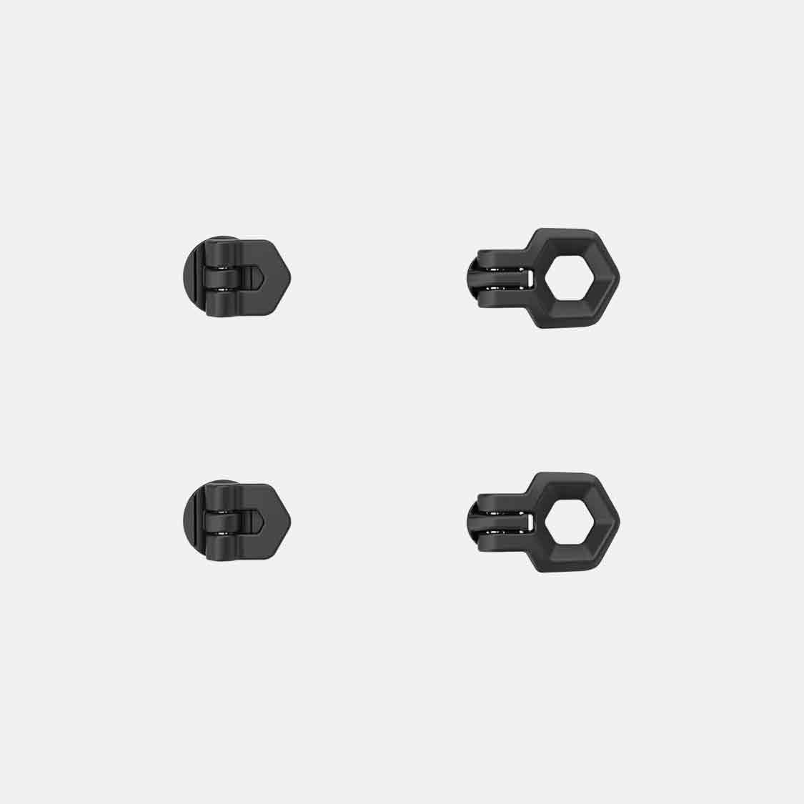 Union - Toe And Ankle Strap Tool-less Adjusters Kit Black