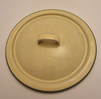 Kockums pot lid yellow-green 14 cm