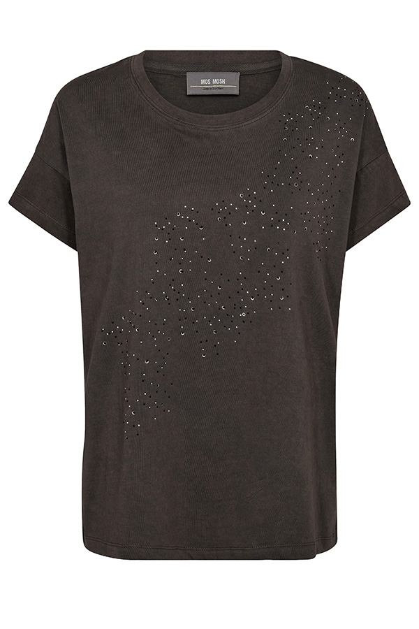 Mos Mosh - MMLari O-SS Stud Tee Asphalt - 4