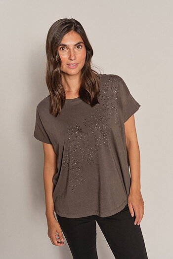Mos Mosh - MMLari O-SS Stud Tee Asphalt