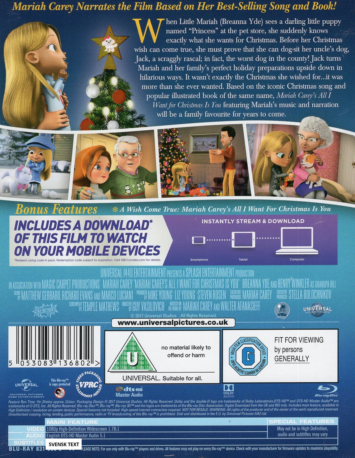 Mariah Carey's All I Want for Christmas Is You (Blu-ray) - 2
