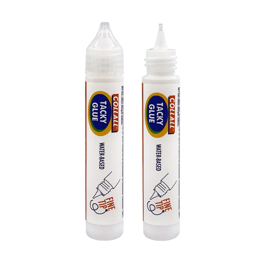 COLLALL  1st Tacky Glue Pen  w/ Fine Tip - 1 st White 25ml