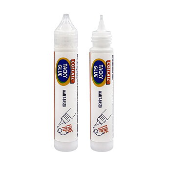COLLALL  1 pcs Tacky Glue Pen w/ Fine Tip - White 25ml