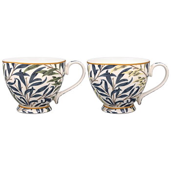 William Morris Willow Bough Mix - Mayfairmugg BLÅ-GRÖNA BLAD eller BLÅ-GULA BLAD