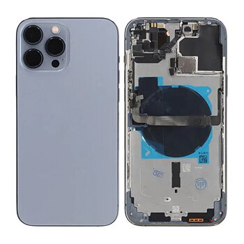 iPhone 13 Pro Max Baksida med Komplett Ram - Blå