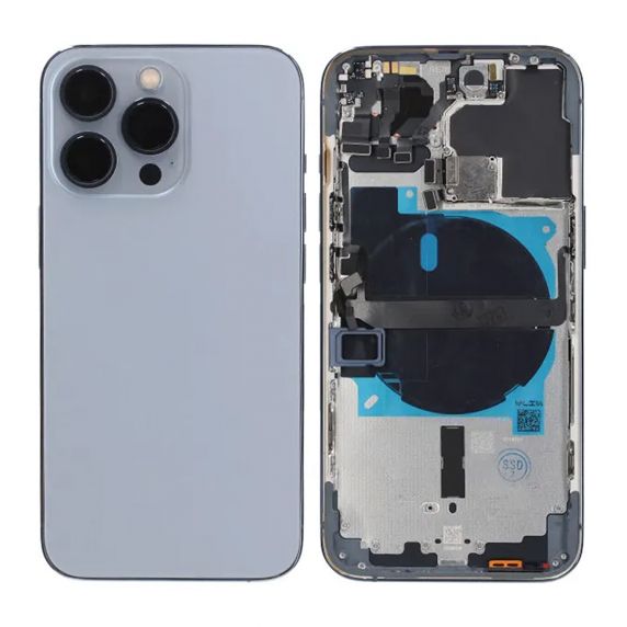 iPhone 13 Pro Baksida med Komplett Ram - Blå