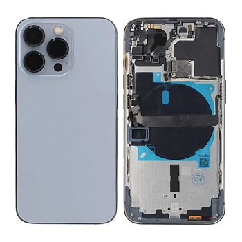iPhone 13 Pro Baksida med Komplett Ram - Blå