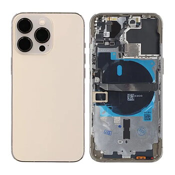 iPhone 13 Pro Baksida med Komplett Ram - Guld