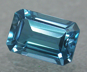 Topacio azul de Londres, piedra preciosa de topacio azul de Londres natural con corte octágono calibrado de 6x4 mm - 3