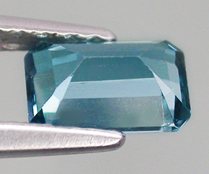 Topacio azul de Londres, piedra preciosa de topacio azul de Londres natural con corte octágono calibrado de 6x4 mm - 2