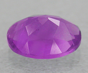 0.82 carat ametist, 7x5 mm oval formad naturlig ametist - 2