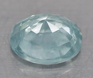 0.52 ct very nice oval cut natural blue zircon gemstone - 2
