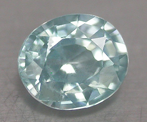 0.52 ct very nice oval cut natural blue zircon gemstone - 3
