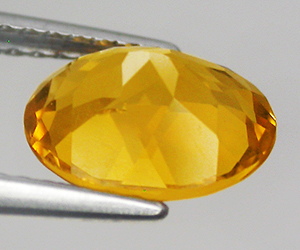 Citrino de 0,80 ct, Citrino suelto ovalado natural calibrado de 7x5mm. - 2