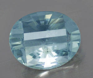 3.67 ct large fancy oval shaped natural loose aquamarine gemstone - 3